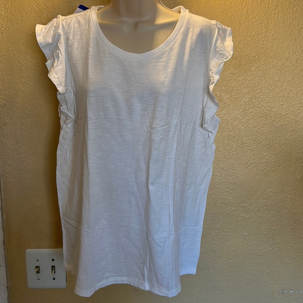 Organic cotton tee size L